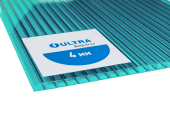 поликарбонат ultra бирюза, 4 мм