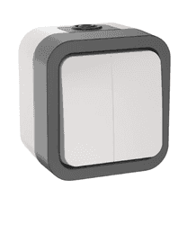 выключатель открытой установки 2 кл. 10а ip55 ts205 tors белый iek/10 выключатель открытой установки 2 кл. 10а ip55 ts205 tors белый iek/10