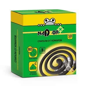спирали от комаров чёрные 10шт nadzor спирали от комаров чёрные 10шт nadzor