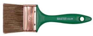кисть флейцевая master color смеш. щетина 100мм, нерж.обжим, пласт.ручка, толщ. 16 мм, 70% пэt/30%/12 кисть флейцевая master color смеш. щетина 100мм, нерж.обжим, пласт.ручка, толщ. 16 мм, 70% пэt/30%/12