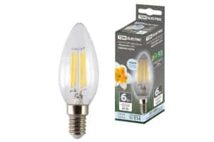 лампа led 4000k 6w филамент e14 tdm лампа led 4000k 6w филамент e14 tdm