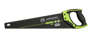 ножовка по дереву armero teflion a533/450, 450 мм, 3d, крупный зуб ножовка по дереву armero teflion a533/450, 450 мм, 3d, крупный зуб