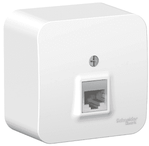 розетка компьютерная открытой установки 1-м rj45 кат.5e изол пл blanca белый /12 розетка компьютерная открытой установки 1-м rj45 кат.5e изол пл blanca белый /12