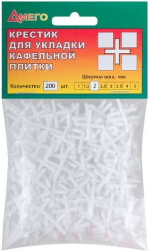 крестики д/кафеля 2,0мм (200 шт/уп)/300 крестики д/кафеля 2,0мм (200 шт/уп)/300