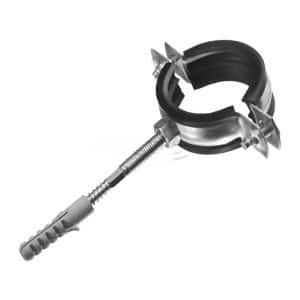 хомут трубы металл 1 1/2" (47-51) (в комплекте дюбель, шпилька)/75 хомут трубы металл 1 1/2" (47-51) (в комплекте дюбель, шпилька)/75