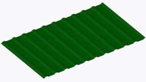 профлист с10 зеленый мох (ral 6005) 1150х2000х0,40мм (2,3м2) некондиция профлист с10 зеленый мох (ral 6005) 1150х2000х0,40мм (2,3м2) некондиция