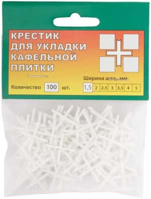 крестики д/кафеля 1,5мм (100 шт/уп)/40 крестики д/кафеля 1,5мм (100 шт/уп)/40