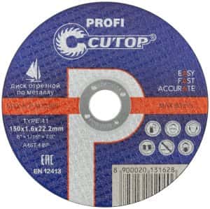 круг отрезной по металлу 150х1,6х22,2 "cutop profi t41"(50/200) круг отрезной по металлу 150х1,6х22,2 "cutop profi t41"(50/200)