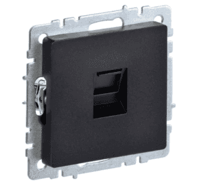розетка компьютерная 1-м rj45 кат. 5e рк10-брч brite черная iek/10 розетка компьютерная 1-м rj45 кат. 5e рк10-брч brite черная iek/10