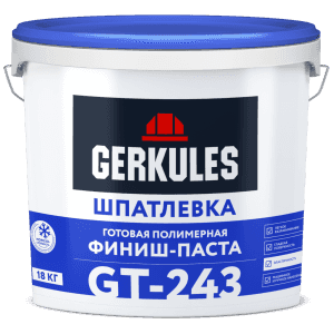 шпатлевка полимерная геркулес финиш-паста gt-243 18кг ведро шпатлевка полимерная геркулес финиш-паста gt-243 18кг ведро