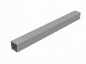 опора 60х60*1,4мм для ограждений ral7004 (серый) (2,55) doorhan