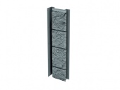 планка универсальная vox solid sandstone light grey, 420x121 мм