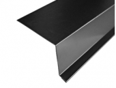 планка карнизная shinglas стандарт полиэстр 75*50*5 мм длина 2000м ral 9005 черный