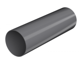 труба, серый (1.5м) d-82мм тн/175