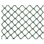 заборная решетка 1,6*20м зеленый ячейка-ромб 18*18мм
