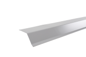 планка карнизная shinglas стандарт полиэстр 75*50*5 мм длина 2000мм ral 7004 серая/10 новый