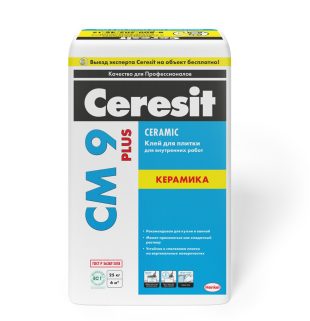 Клей для керамической плитки Ceresit CM9 Plus 25 кг/48/