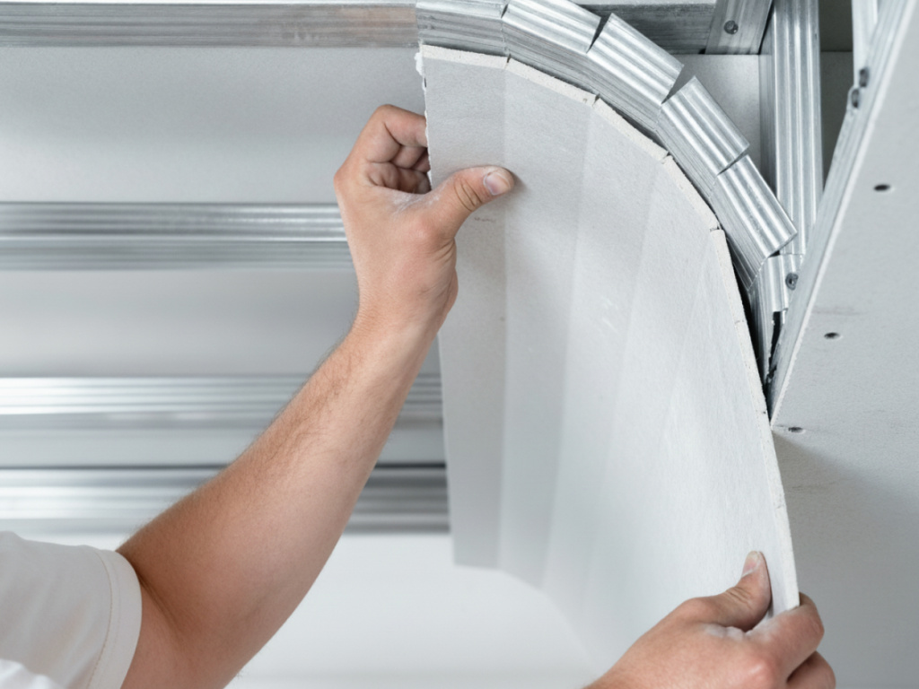 Сухой способ для радиусов от 1 метра Сухой способ для радиусов от 1 метра