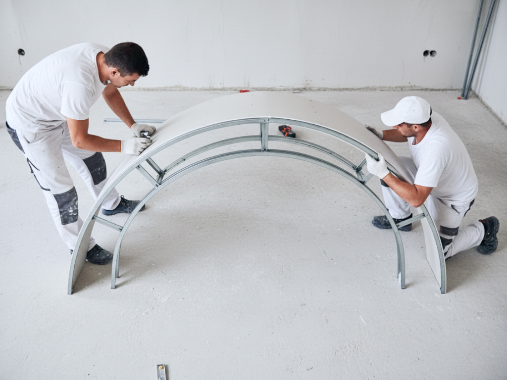 Мокрый способ для плавных и сложных изгибов Мокрый способ для плавных и сложных изгибов