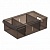контейнер универсальный  2,65л 150х266х87мм oптима коричневый 433218314 быт/8