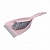 щетка-смётка с совком с кромкой розовый (24) f215-1 быт