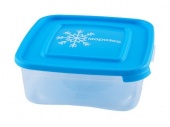 контейнер д/замораживания продуктов 0,75л "морозко" квадрат. (64) с64006 полимербыт